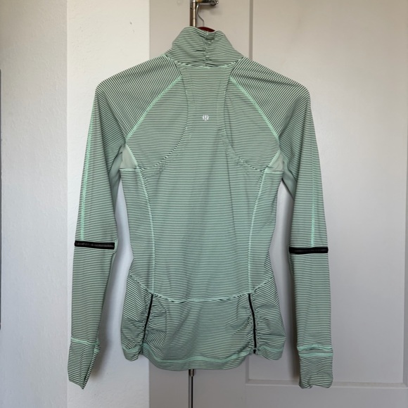 Lululemon Athletica Mint Striped Sweatshirt - Picture 8 of 10